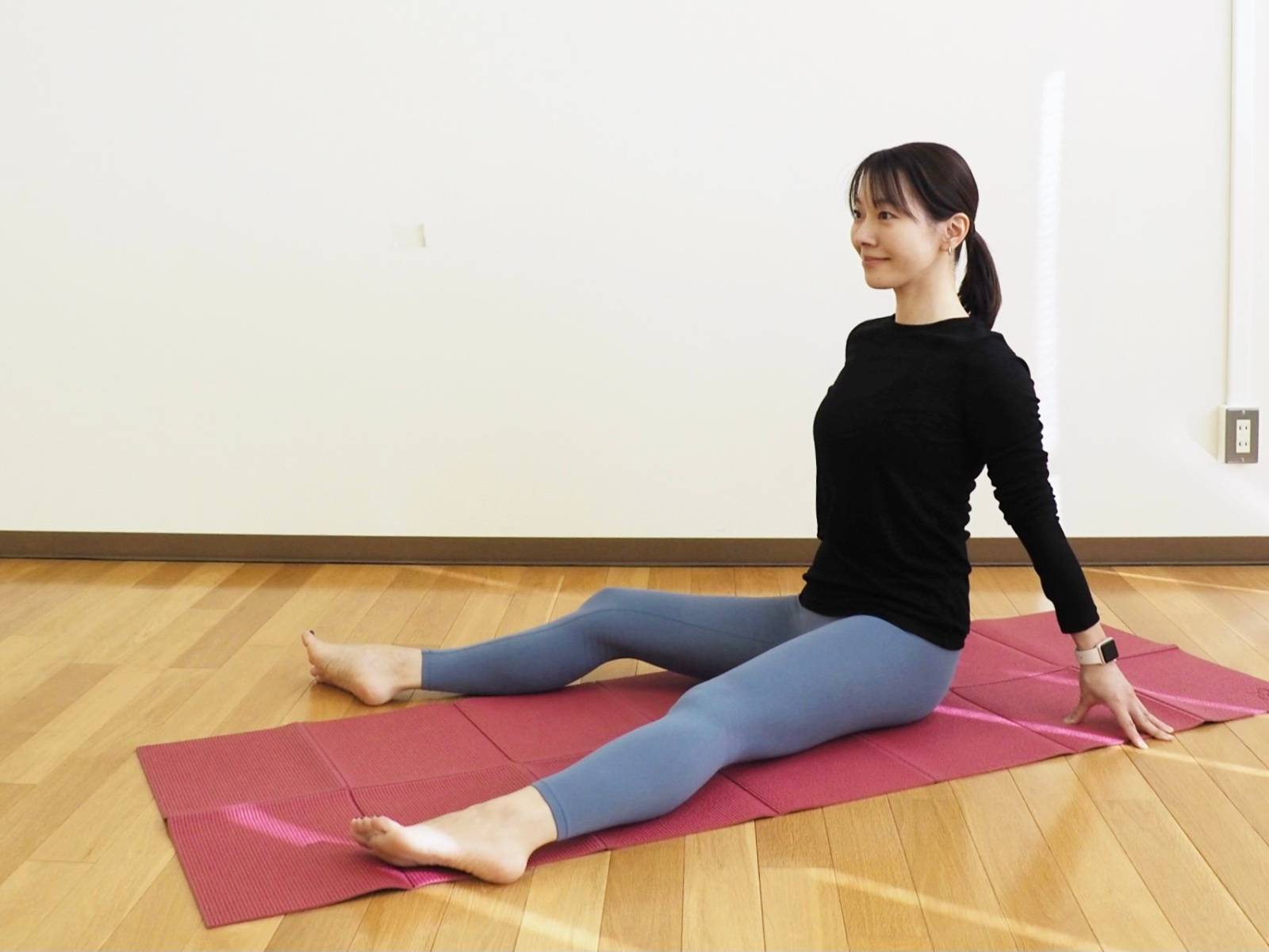 足の冷え対策ストレッチ②