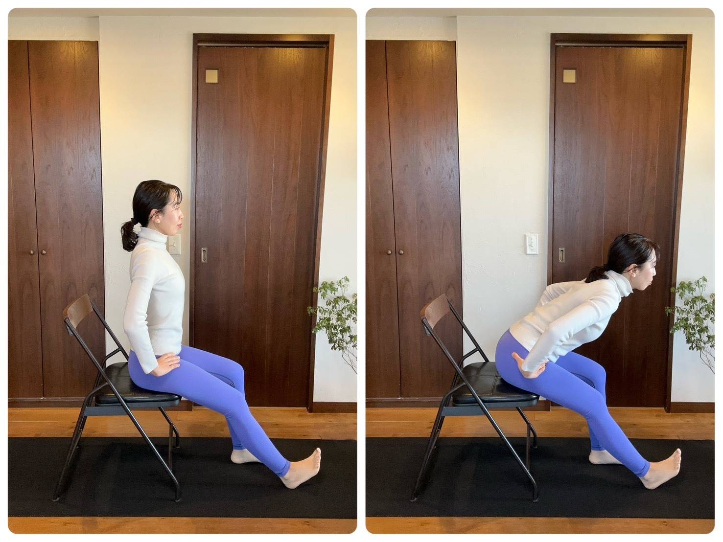 椅子ヨガ①