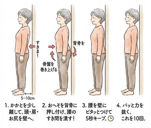 反り腰 エクササイズ 生成AI