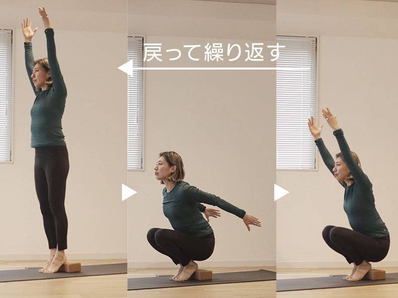 膝ぴたイージースクワット２