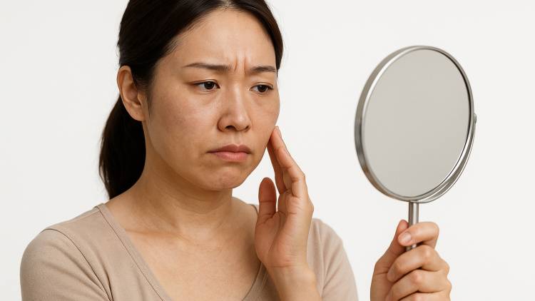 【顔色が冴えない→肌を触らないのに血色復活!?】 どこでもできる「くすみを飛ばすフェイスケア」