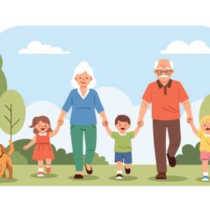 【孫の世話が祖父母の認知機能に好影響？！】研究で見えた関連性とは