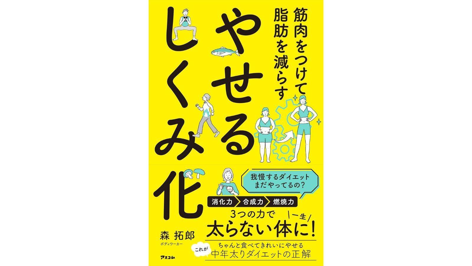 『筋肉をつけて脂肪を減らす やせるしくみ化』（アスコム）