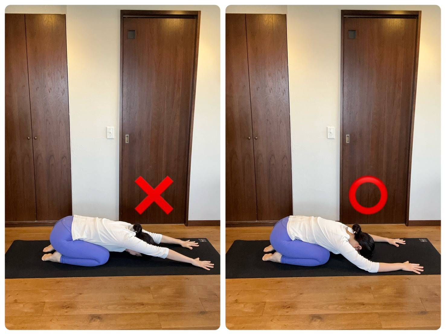 チャイルドポーズ①