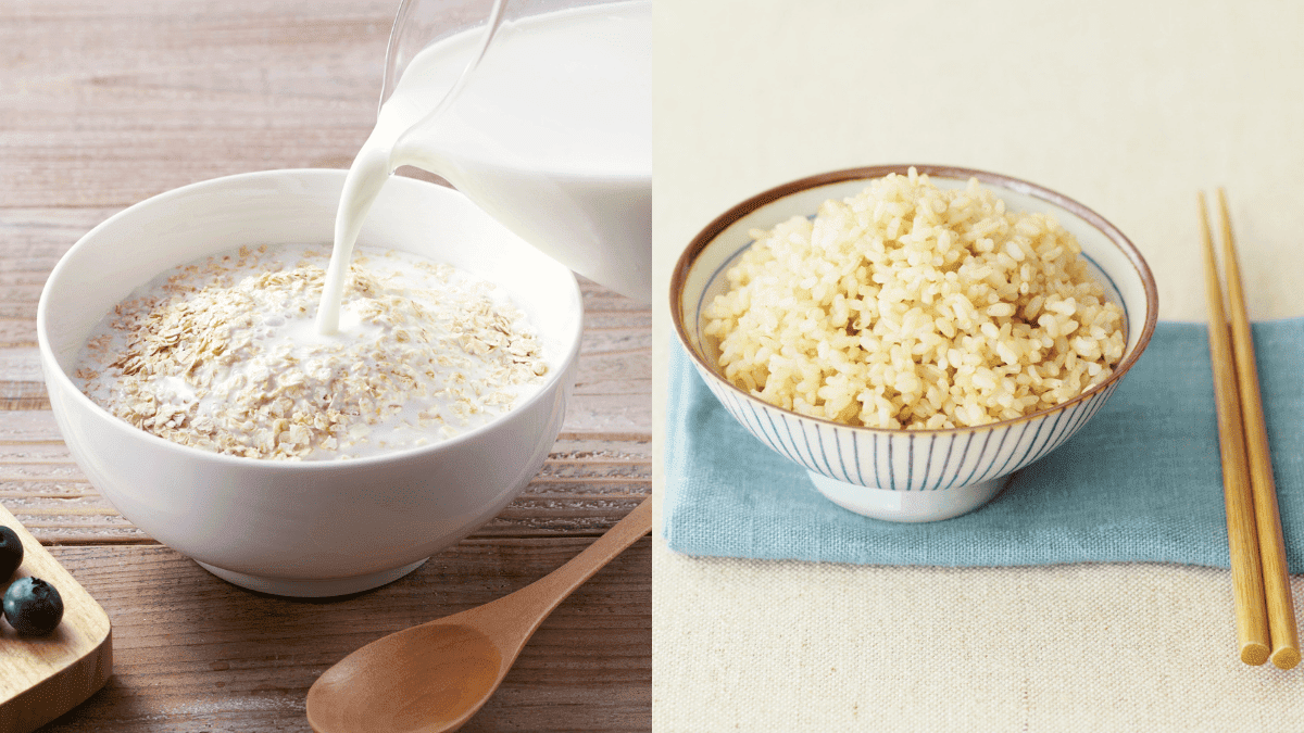 玄米とオートミール、ダイエット中に選ぶならどっち？管理栄養士が本音で比較