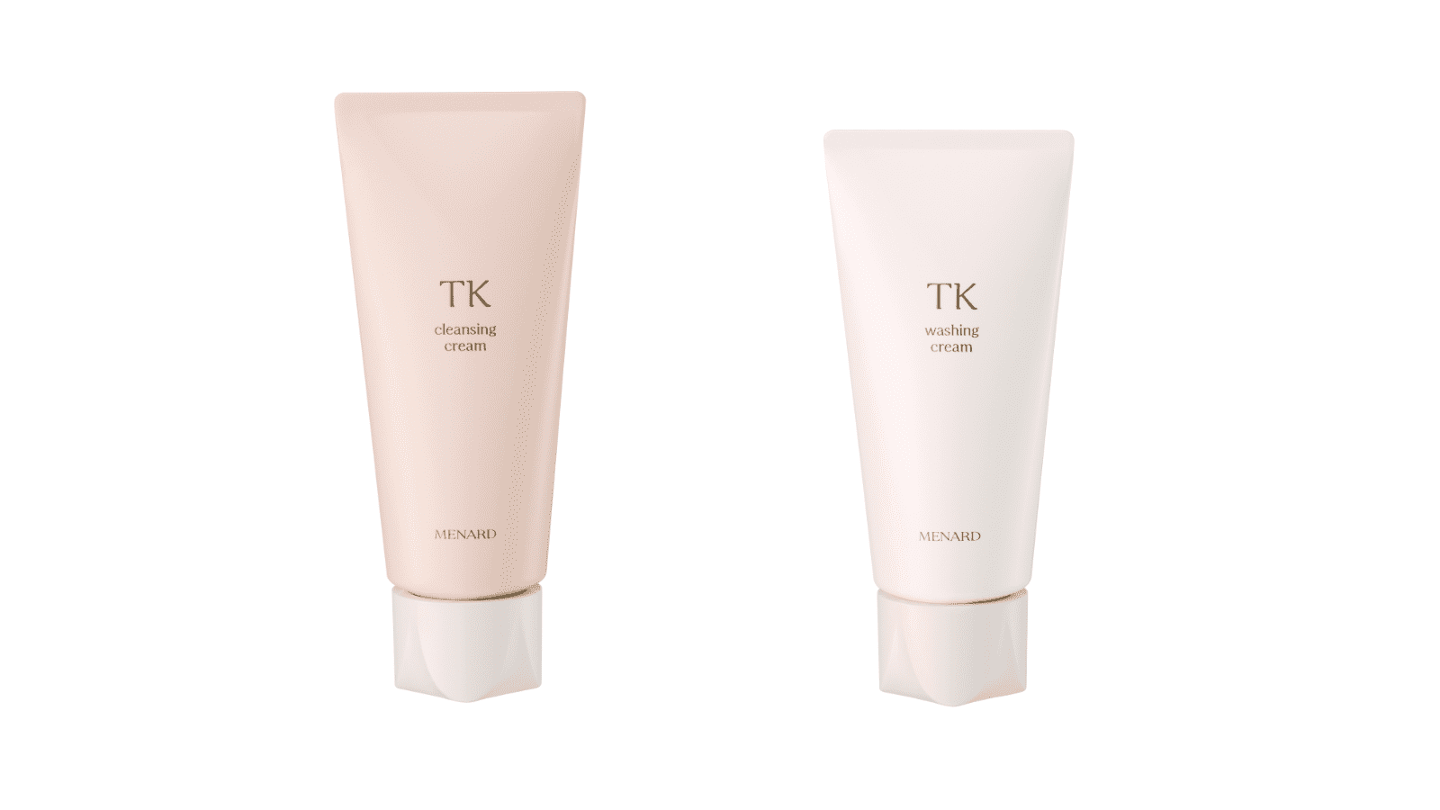 TK クレンジングクリーム 130g ￥2,750（税込）、同ウォッシングクリーム 130g ￥2,750（税込）／メナード 問い合わせ先：0120-164601