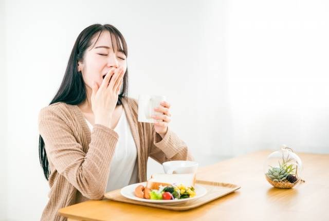 眠気の強い女性