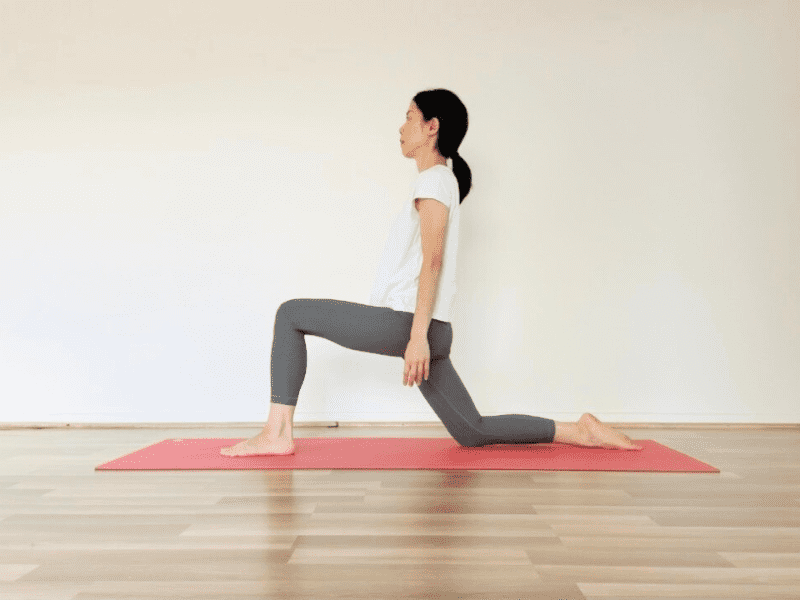 トカゲのポーズ