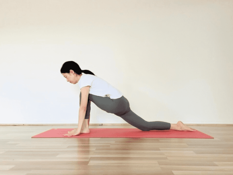 トカゲのポーズ