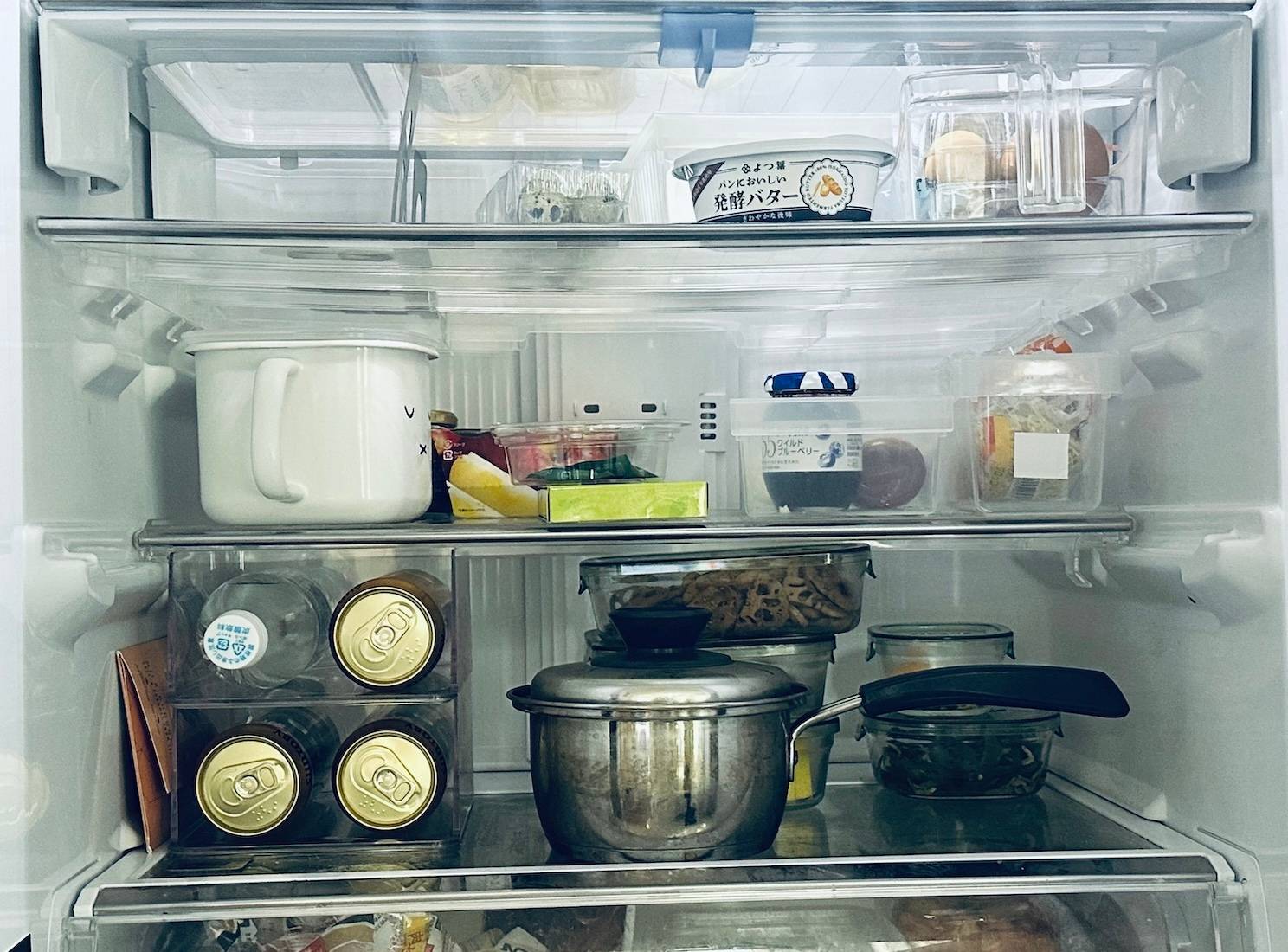 余白のある冷蔵庫