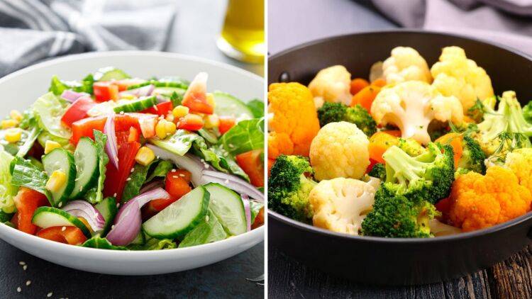 「サラダ」と「温野菜」、ダイエット中に食べるならどっち？管理栄養士が比較して解説