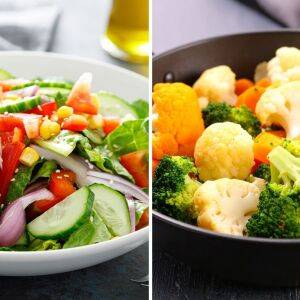 「サラダ」と「温野菜」、ダイエット中に食べるならどっち？管理栄養士が比較して解説