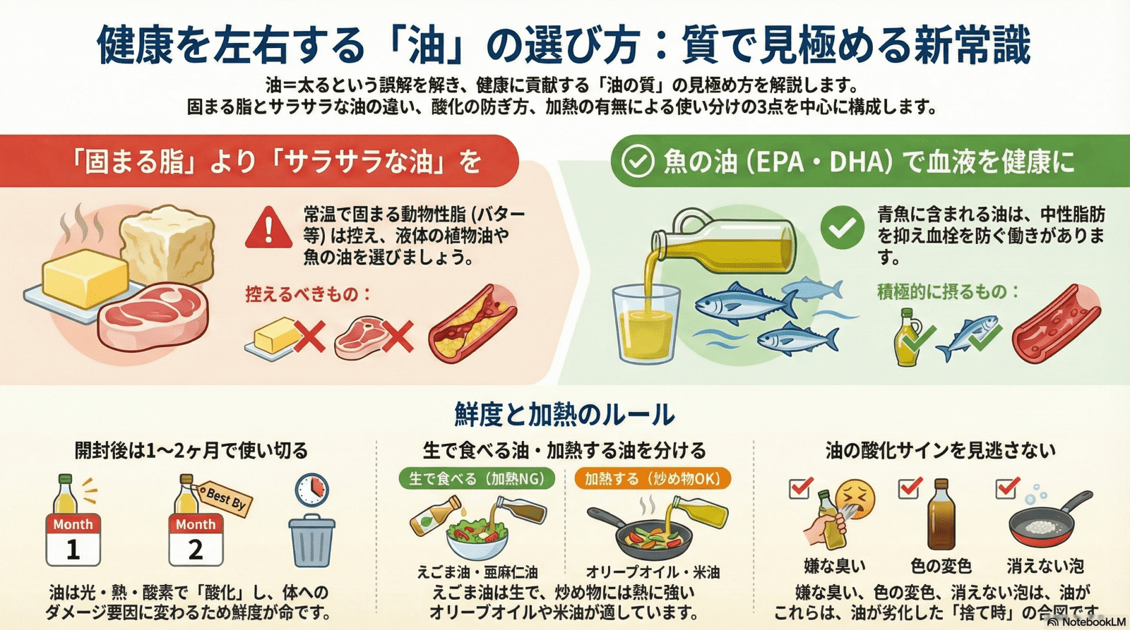 「油＝太るは間違い？」体にいい油・悪い油の決定的な違い｜管理栄養士が解説
