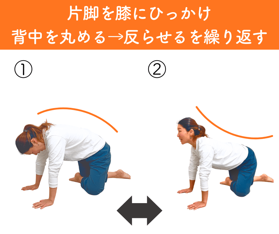 あぐらストレッチ