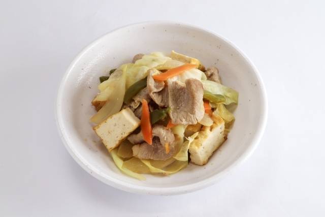 厚揚げ炒め