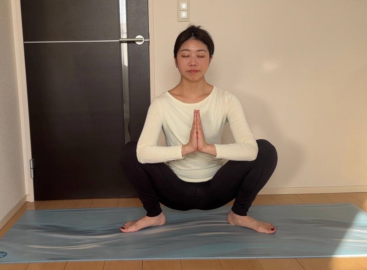 花輪のポーズ②