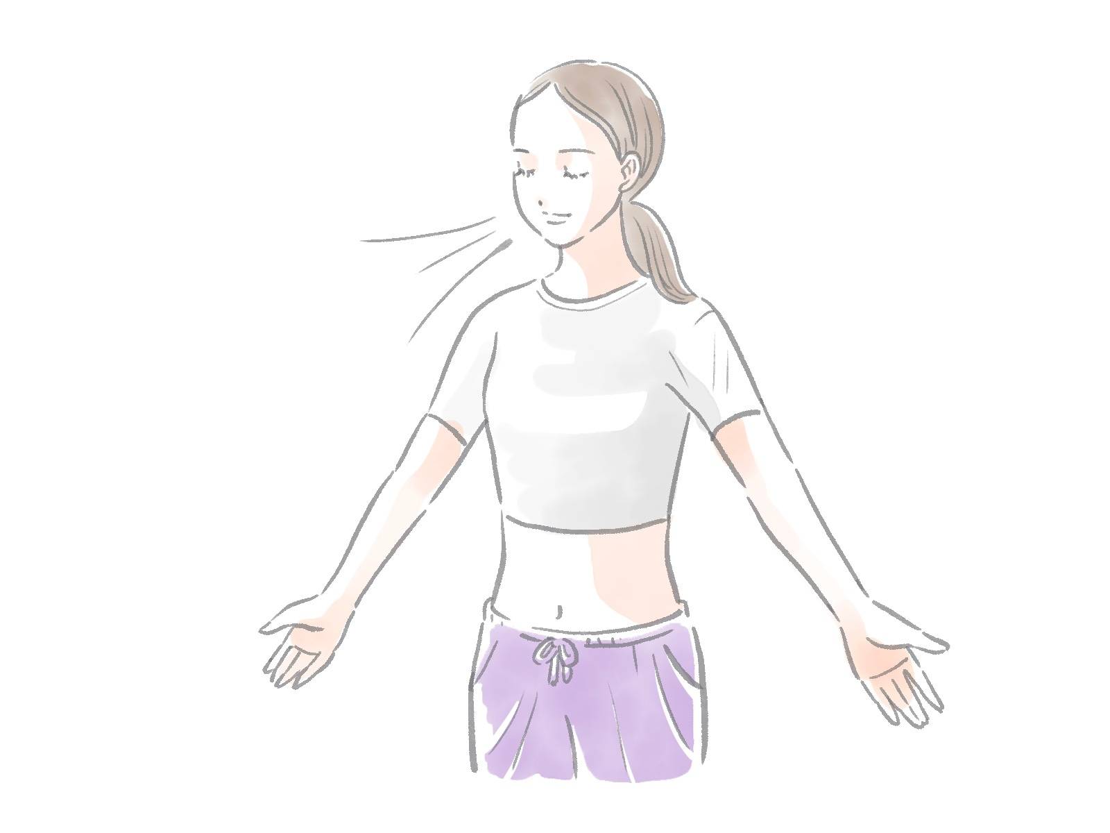 呼吸イラスト