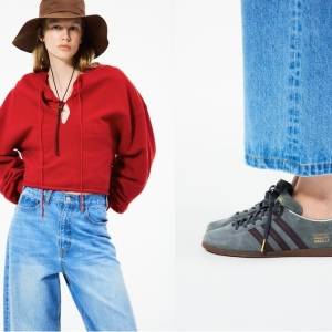 ＜emmi＞adidas別注「GAZELLE LO PRO W」登場。シックなカラーにゴールドが映える一足