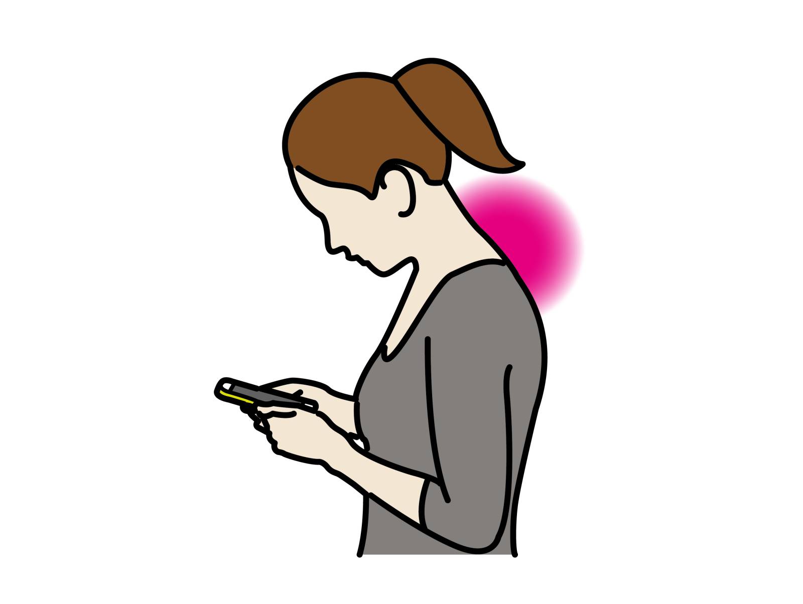 スマホ首