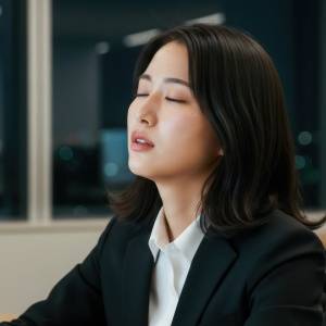 【仕事中の肩こり・目の疲れに】１分で体も頭もすっきり！オフィスでできる「ピラミッドのポーズ」