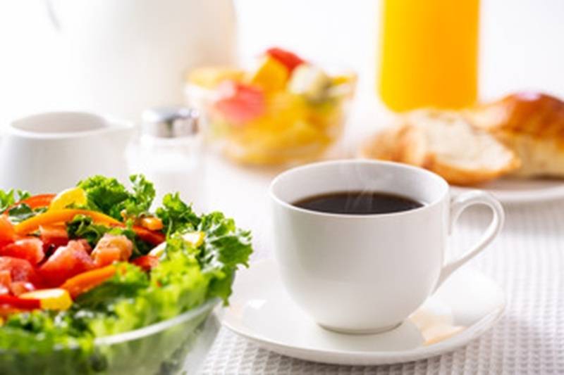朝食　コーヒー