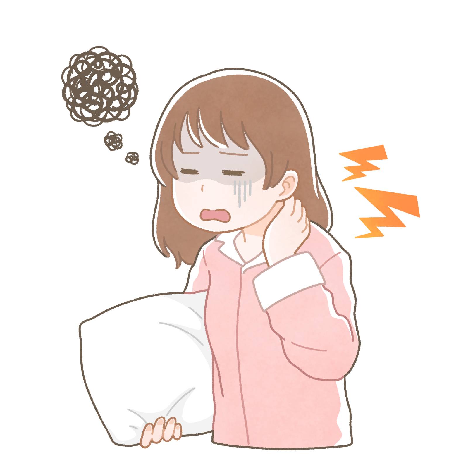 寝起きイラスト