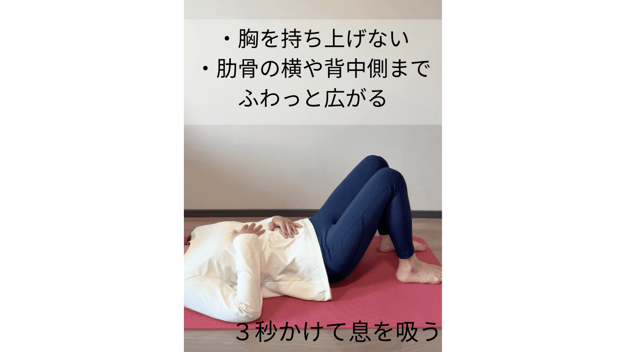 息を吸う