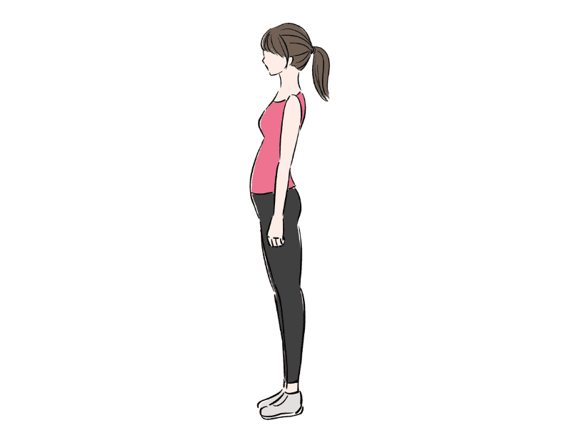 ぽっこりお腹