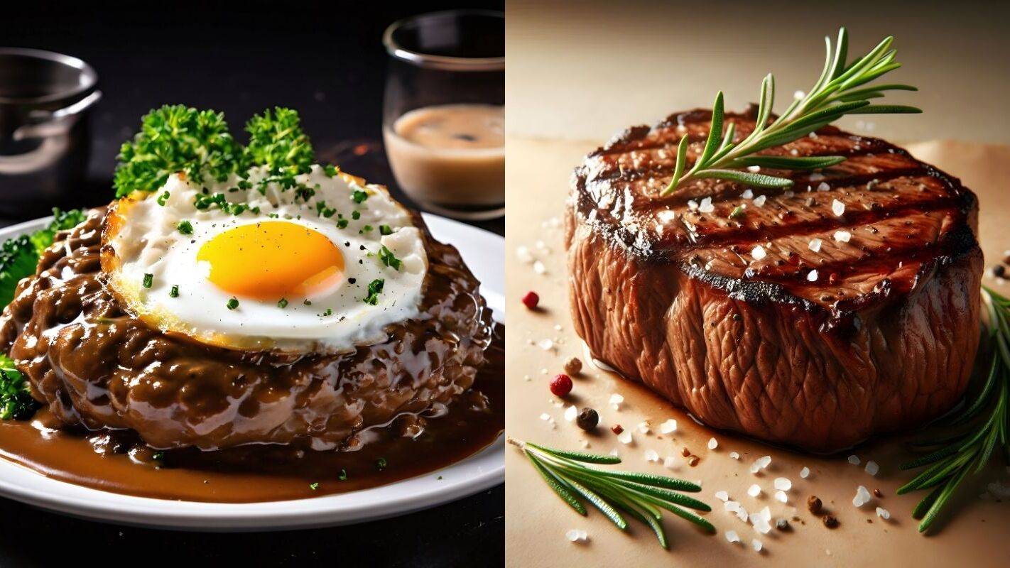 「ハンバーグ」と「ステーキ」、痩せたい人が選ぶべきはどっち？管理栄養士が徹底比較
