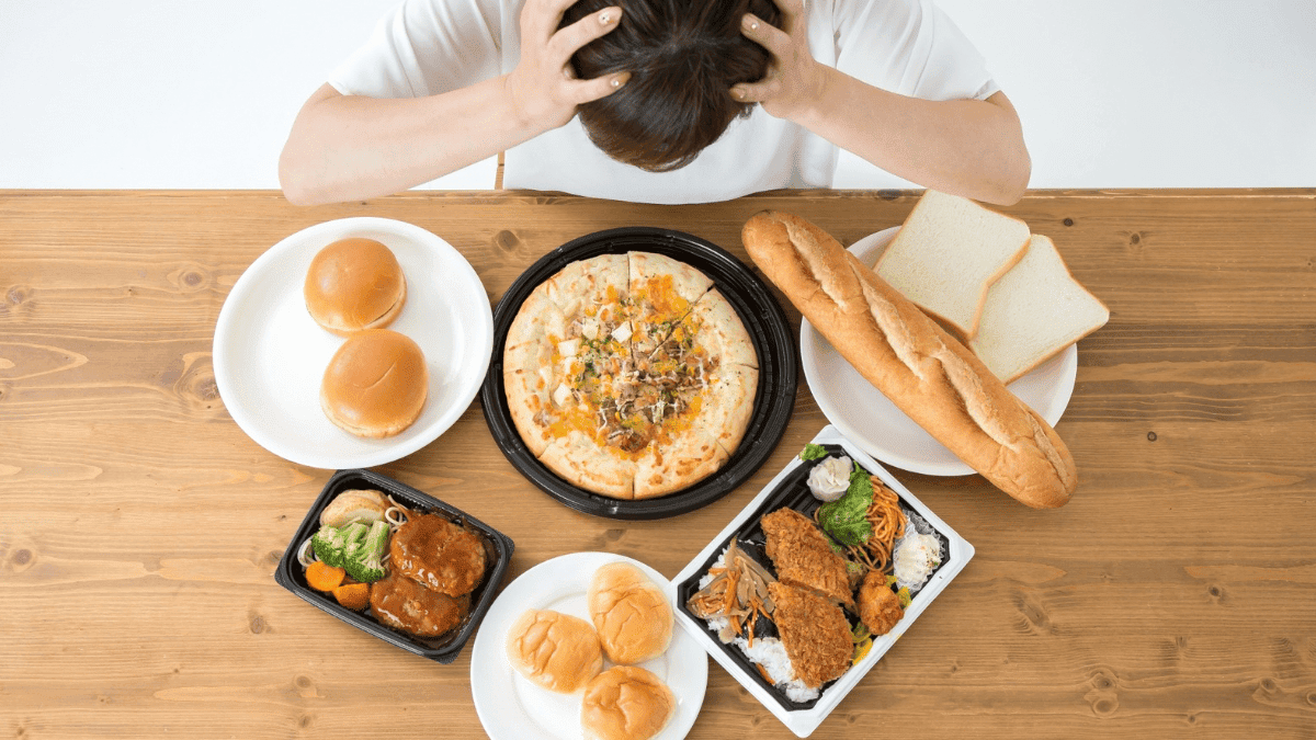 糖質・脂質中心の食事