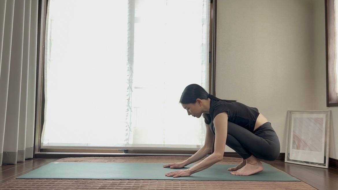 足首のストレッチ