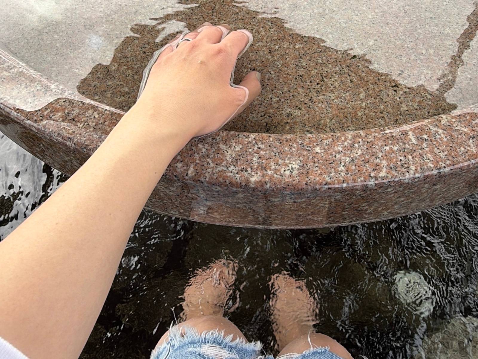 足湯と手湯