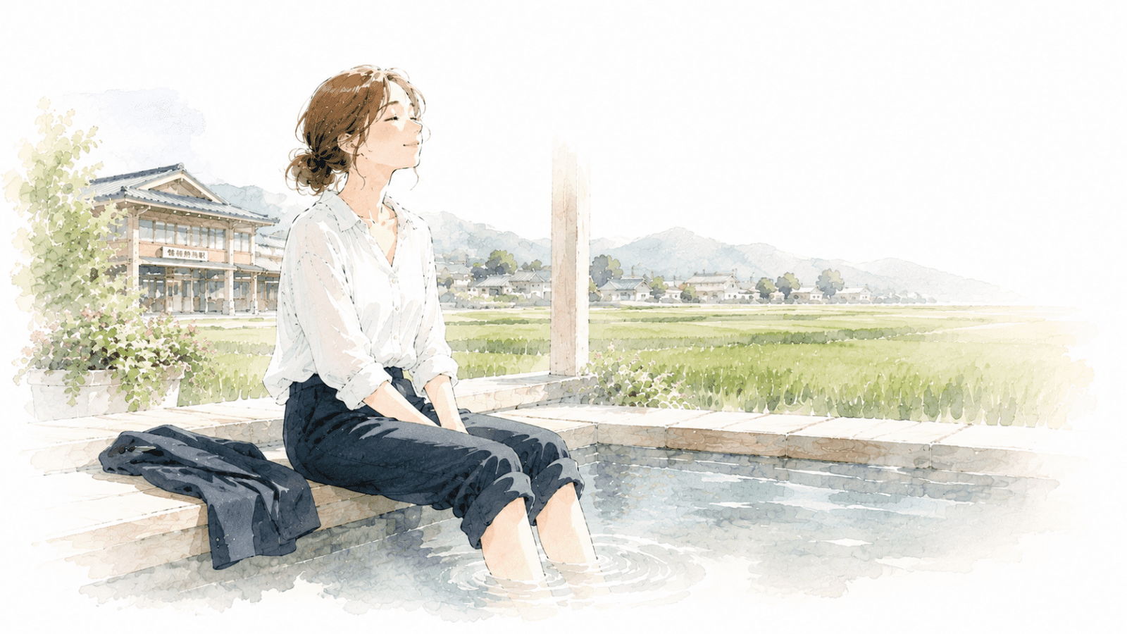 夜中に目が覚める、朝すっきり起きられない方へ。磐梯熱海温泉で力を抜く｜夏の足湯のススメ