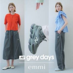 ＜emmi＞洗練されたグレーを主役に。アクティブシーンに映えるNew Balanceの注目アイテム