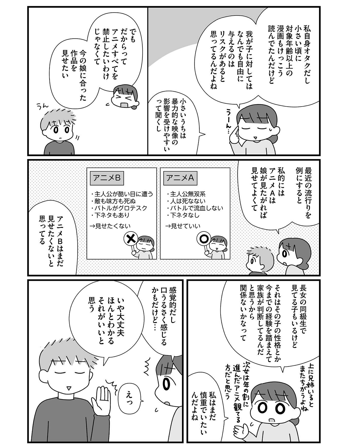 『平成生まれの母、令和女児の性教育に挑む』（はちみつコミックエッセイ）より