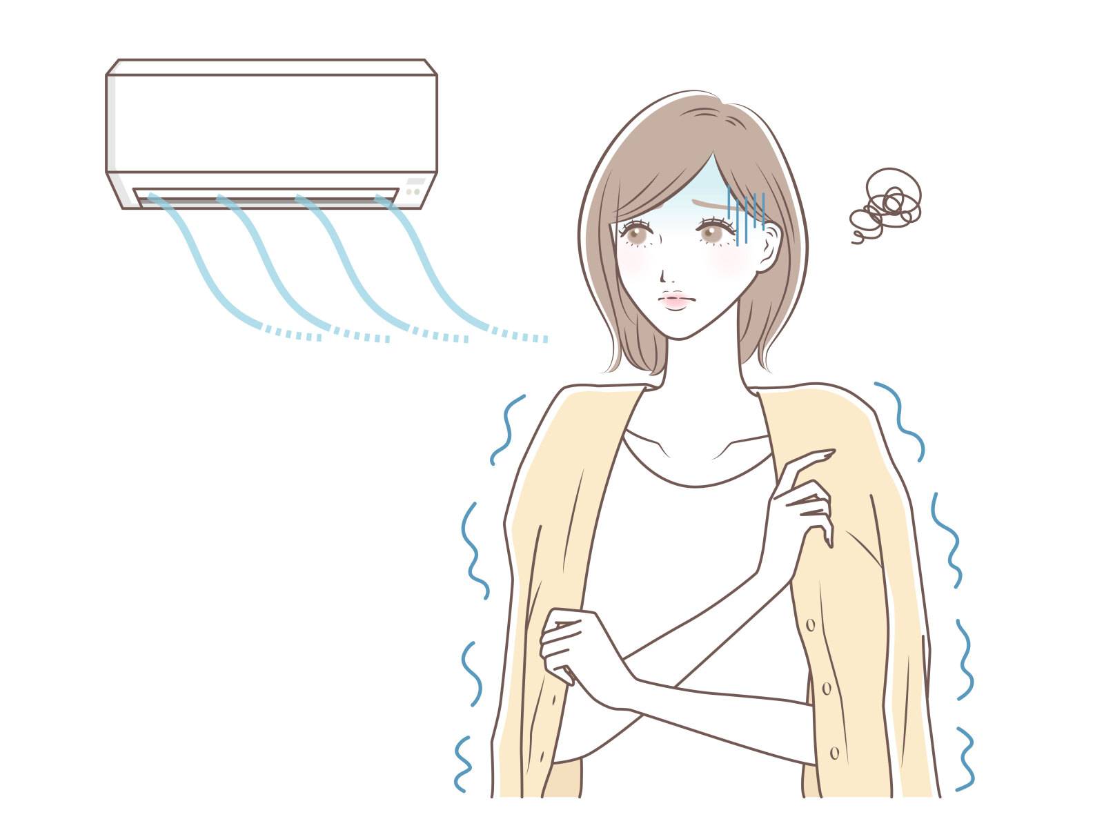 エアコン冷え