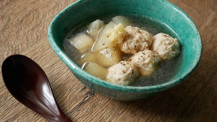 冷えやむくみに!「冬瓜と鶏団子の生姜スープ」#管理栄養士のスープレシピ