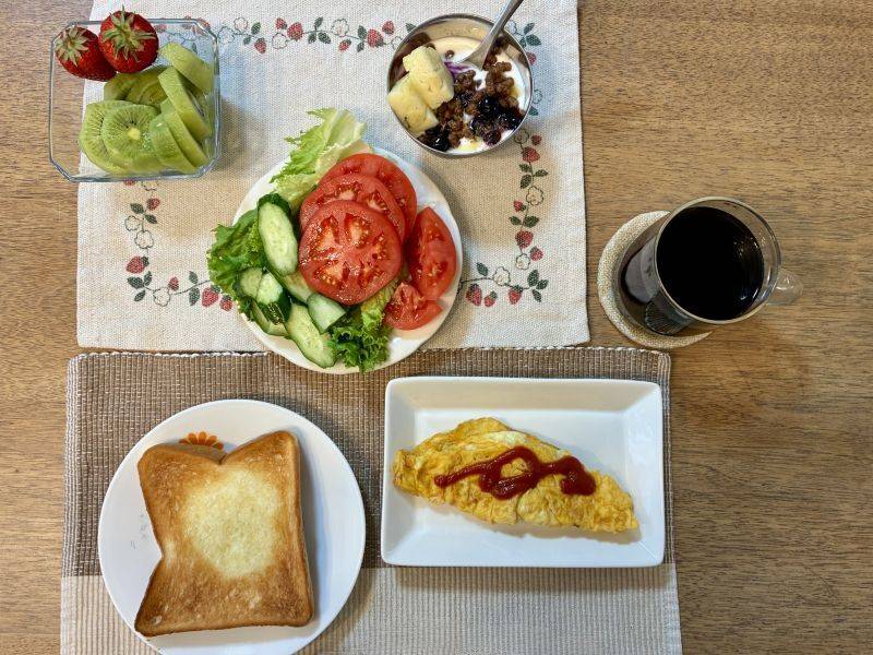 バランスのいい朝食