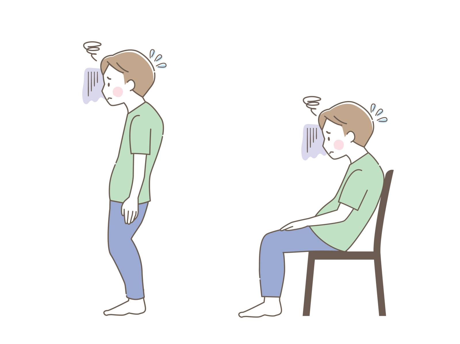 骨盤の後傾