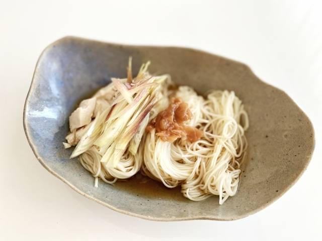 鶏ささみ　そうめん