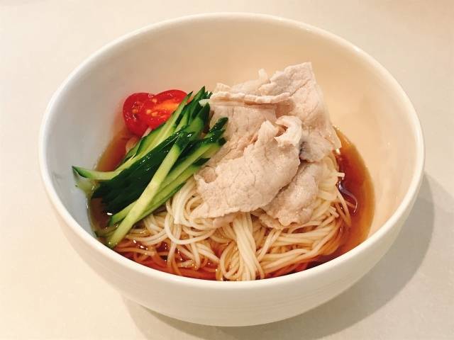 豚しゃぶ　そうめん