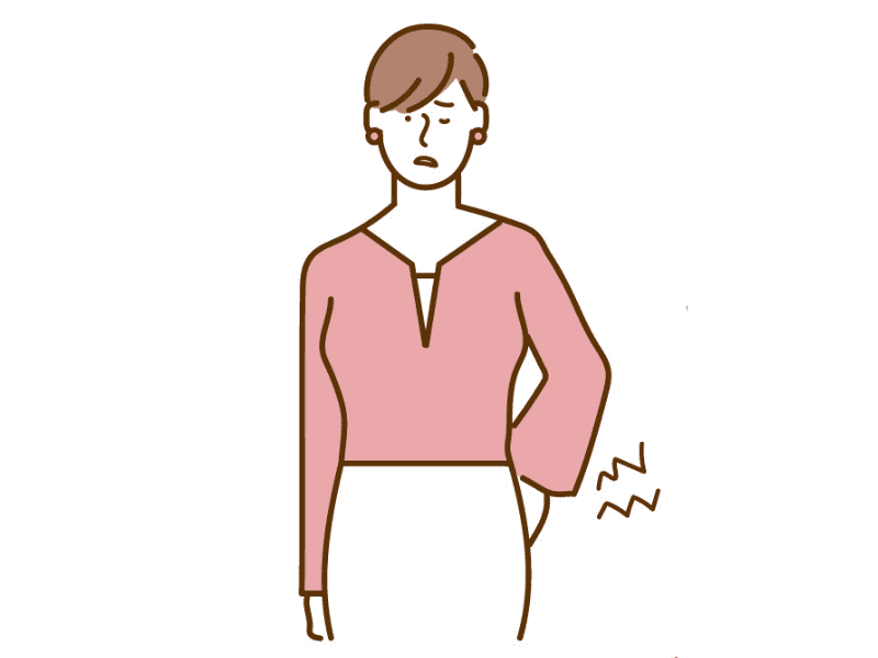 重だるい腰