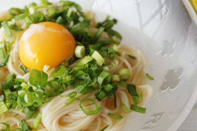月見そうめん