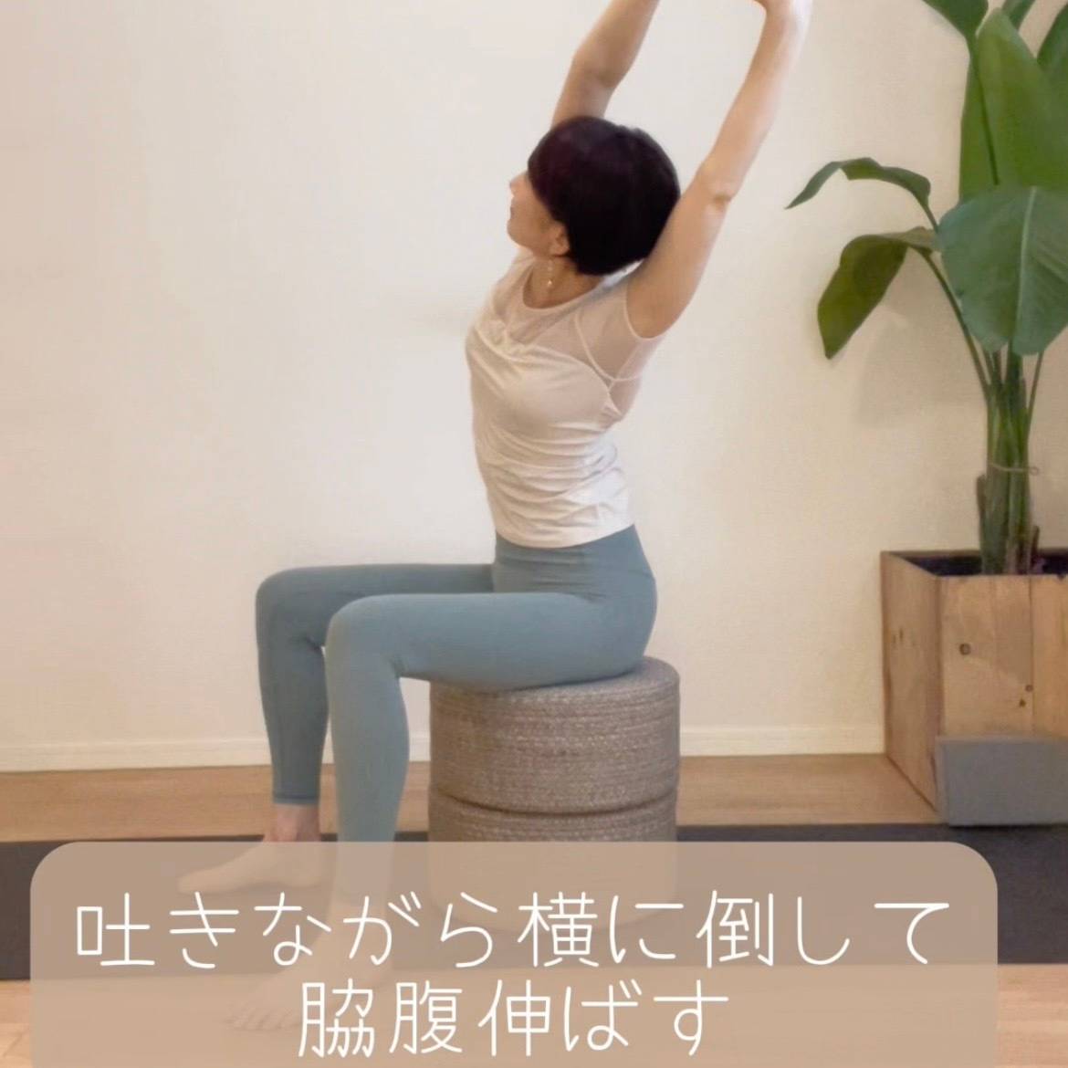 腸活ヨガ
