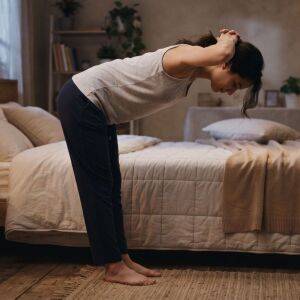 夜のストレッチは【頑張らない】のが正解! 座りながら3分の「背骨ねじり」