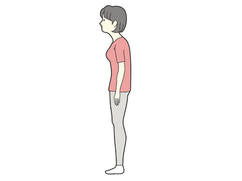 巻き肩