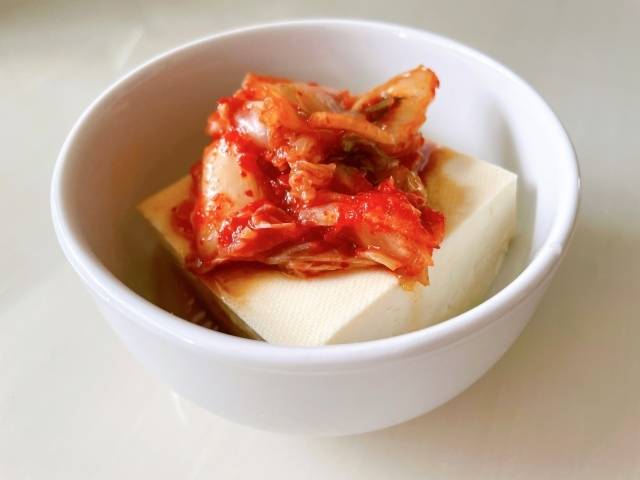 キムチ冷や奴