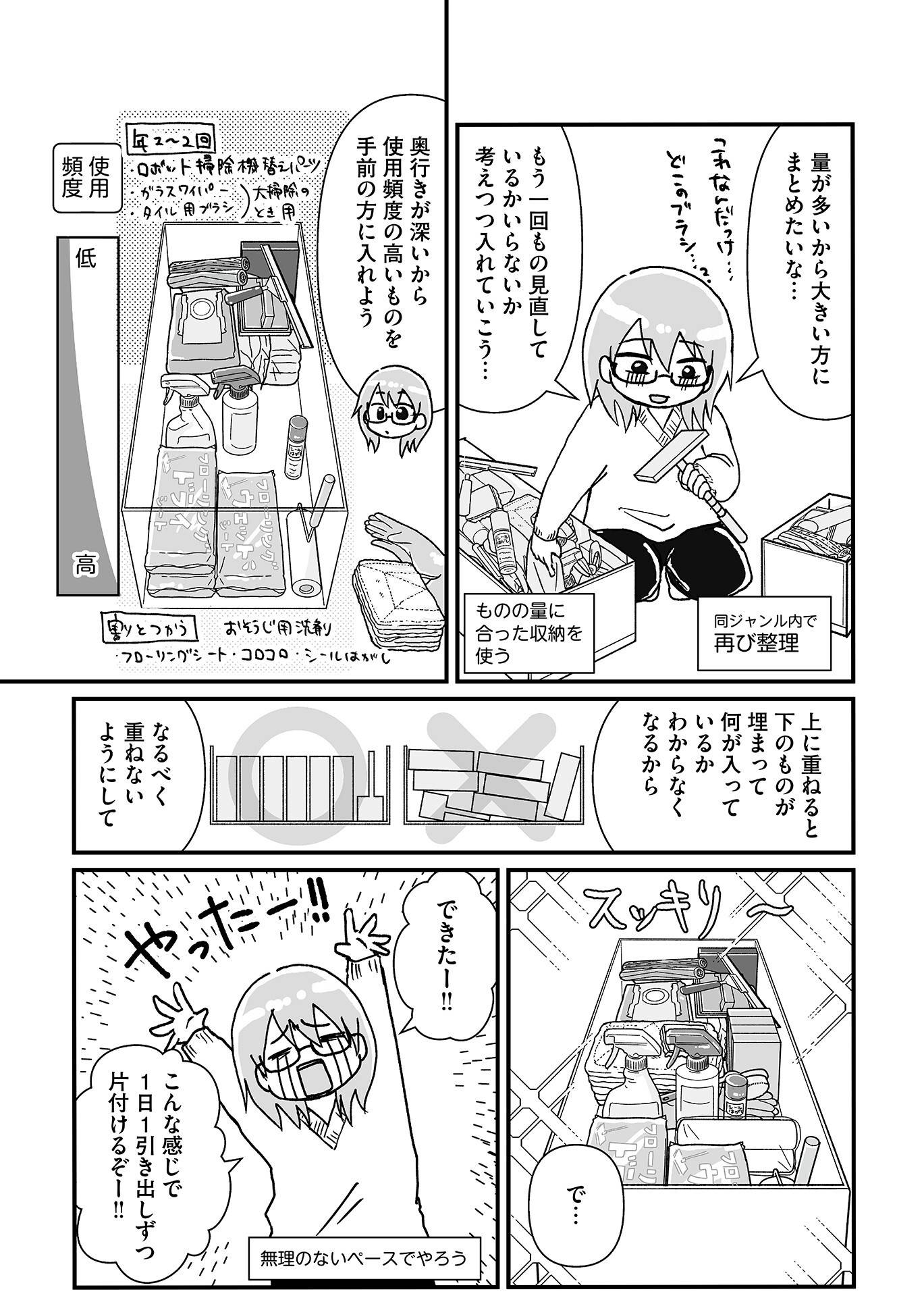 『私だけが頑張る片付けはもうごめんだ 家族6人魔窟部屋からの脱出コミックエッセイ』(はちみつコミックエッセイ)より