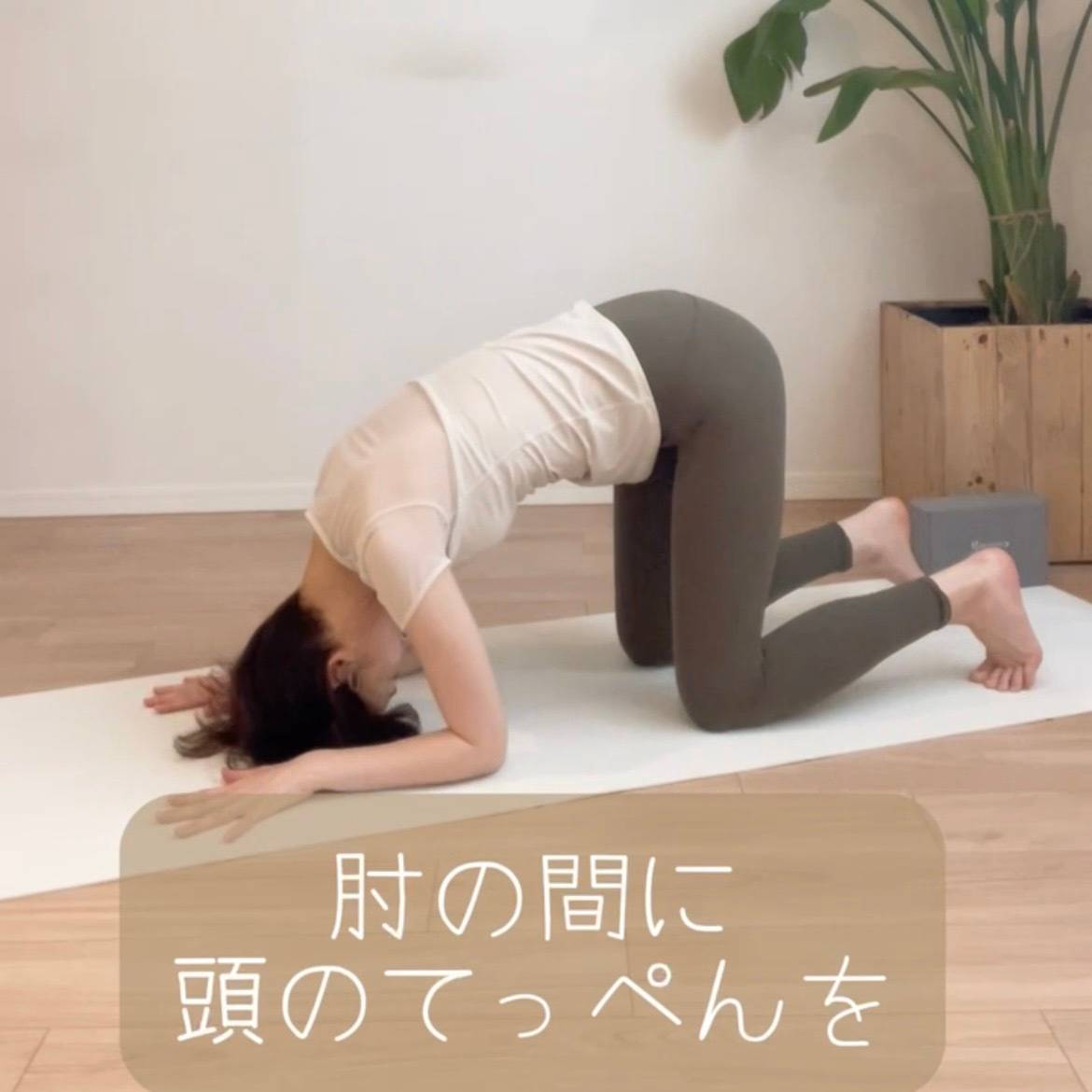 ウサギのポーズ
