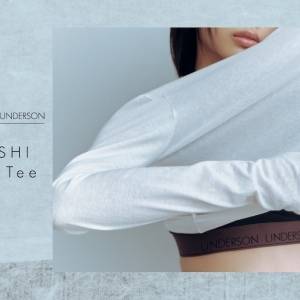 <UNDERSON UNDERSON>和紙を30%以上使用。軽やかな着心地のエアリーロングTシャツが登場
